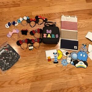 Kids Mickey Mouse Ears Headband Set - Black, Red, Pink disney cruise 🚢